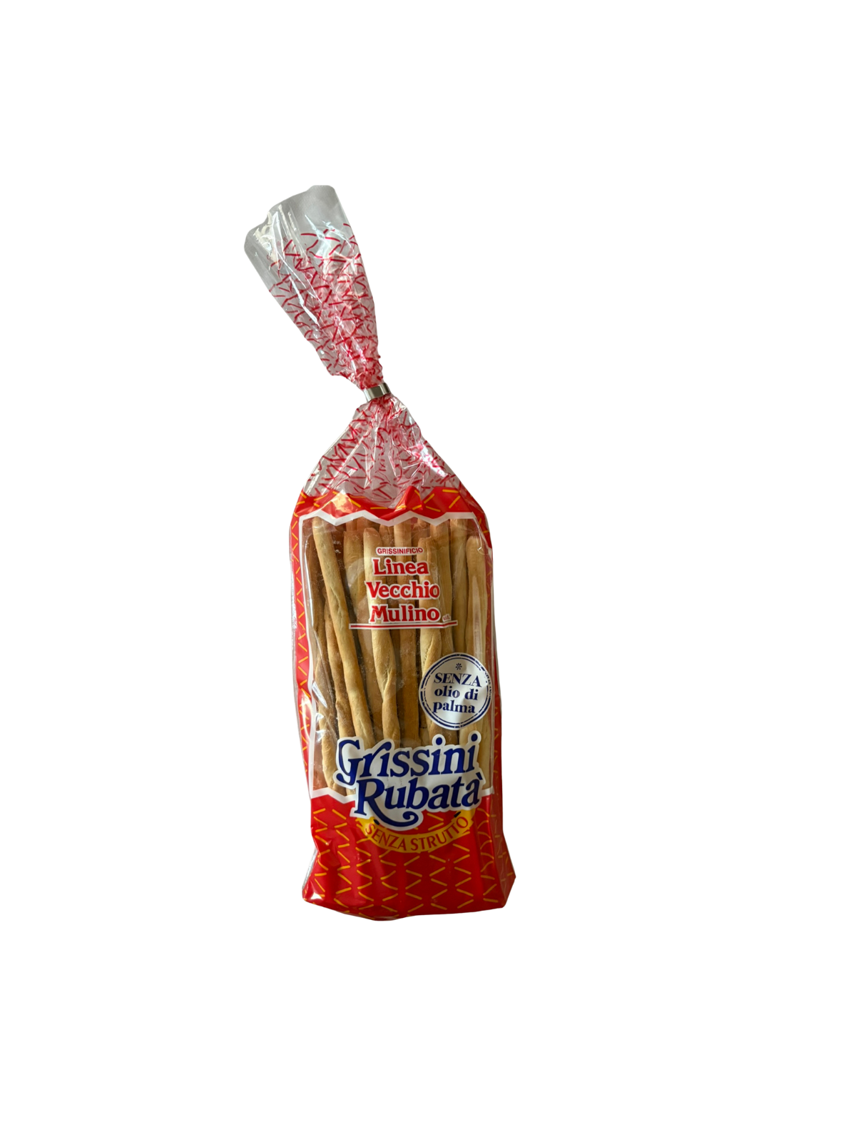 Confezione da 250 grammi di grissini Campagnolo, taglio corto