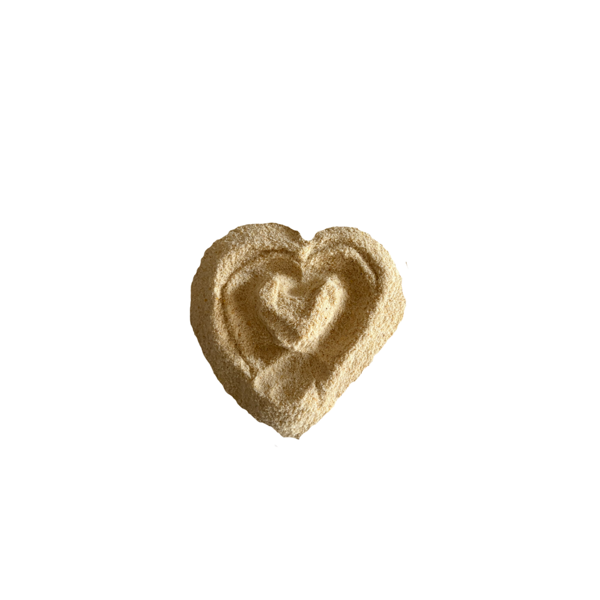 Pangrattato disposto a forma di cuore